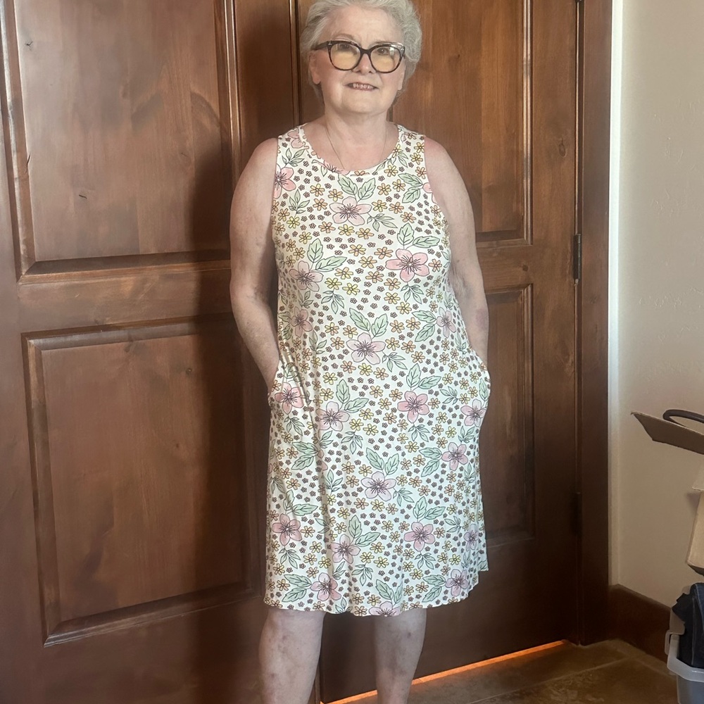 Lularoe Nicki dress floral print medium